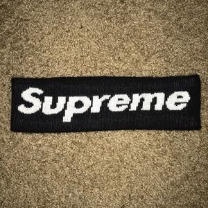 supreme headband (black)